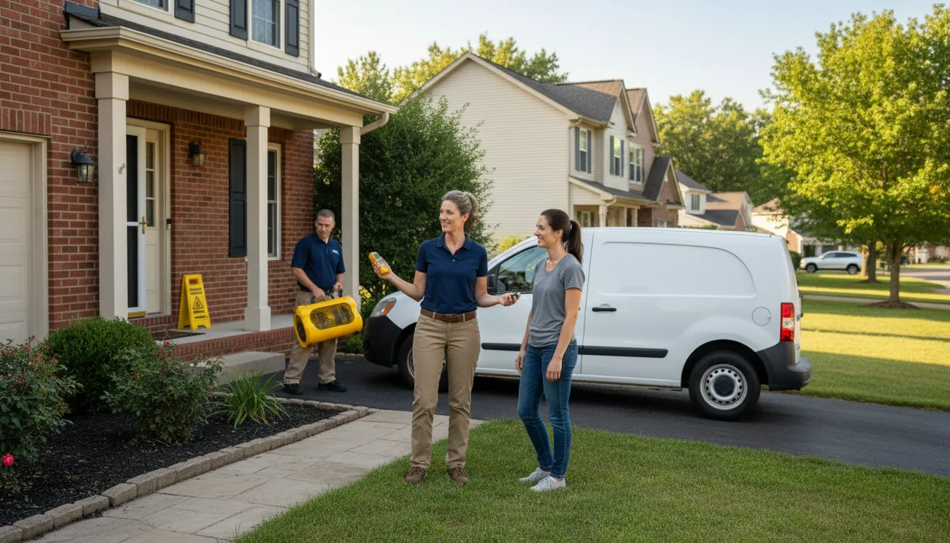 Water restoration image for Flood Water Cleanup, Removal And Restoration Services in Onward, IN